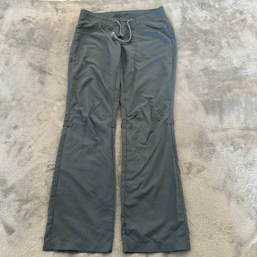 MEC Outdoor 100% Nylon Pants Women's 8 Blue Hiking Camping